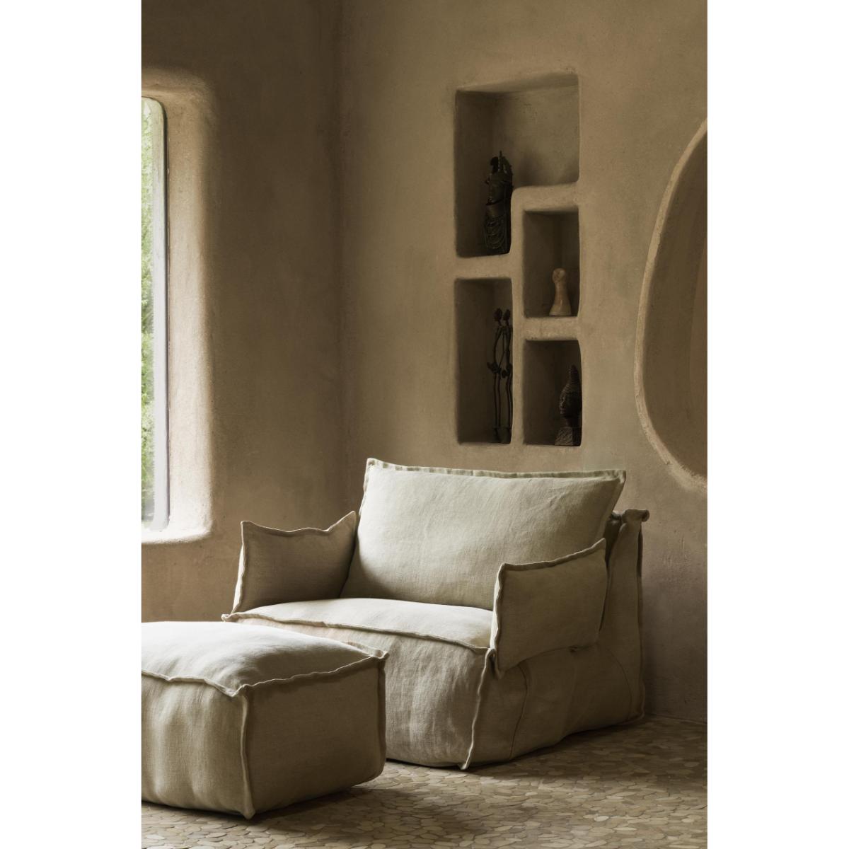 Armrest LINEN Quax beige