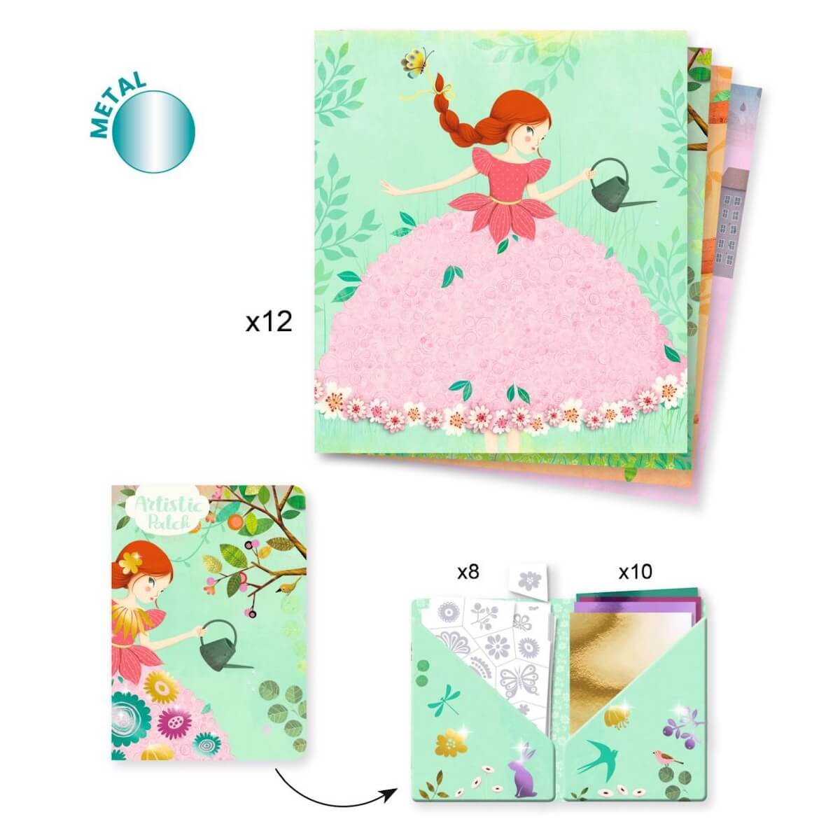 Artistic patch Demoiselles Djeco