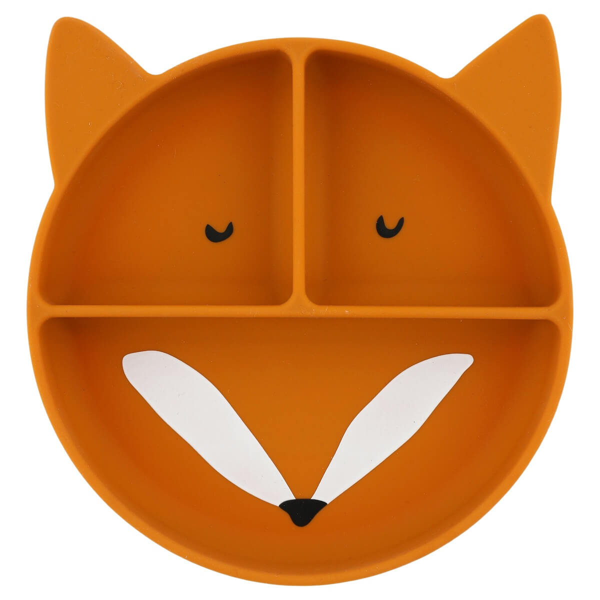 Assiette silicone avec ventouse MR. FOX rixie