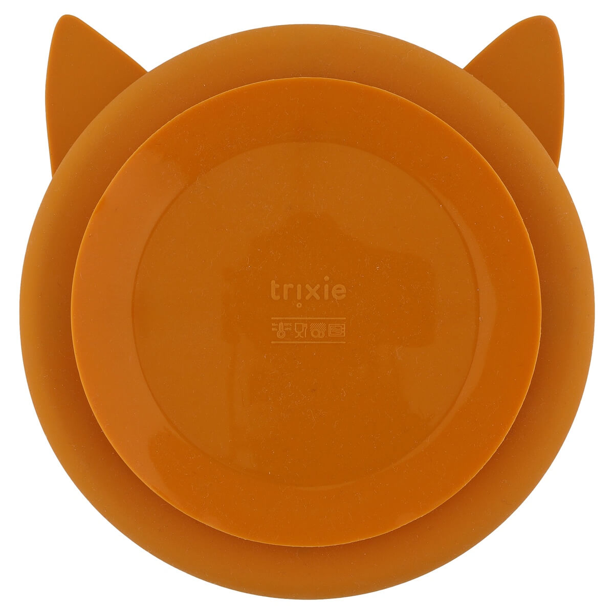 Assiette silicone avec ventouse MR. FOX rixie