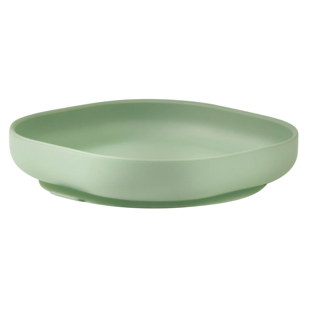 Assiette silicone ventouse Beaba sage green