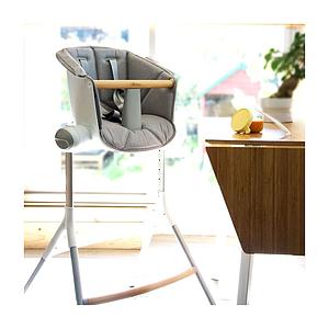 Assise chaise haute UP DOWN Beaba gris