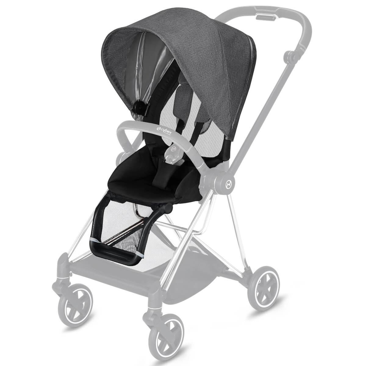Assise-habillage poussette MIOS Cybex Plus Manhattan Grey Plus-mid grey