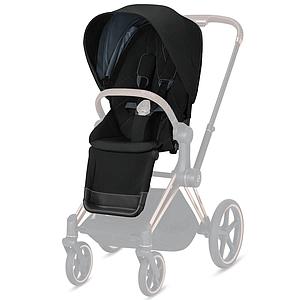 Assise-habillage poussette PRIAM Cybex deep black-black