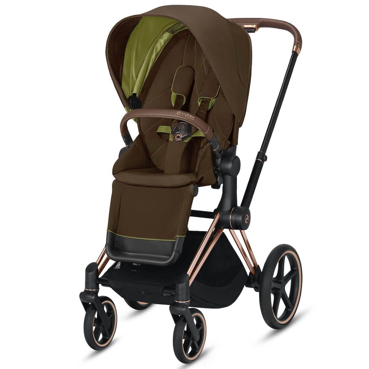 Assise-habillage poussette PRIAM Cybex Khaki green-khaki brown