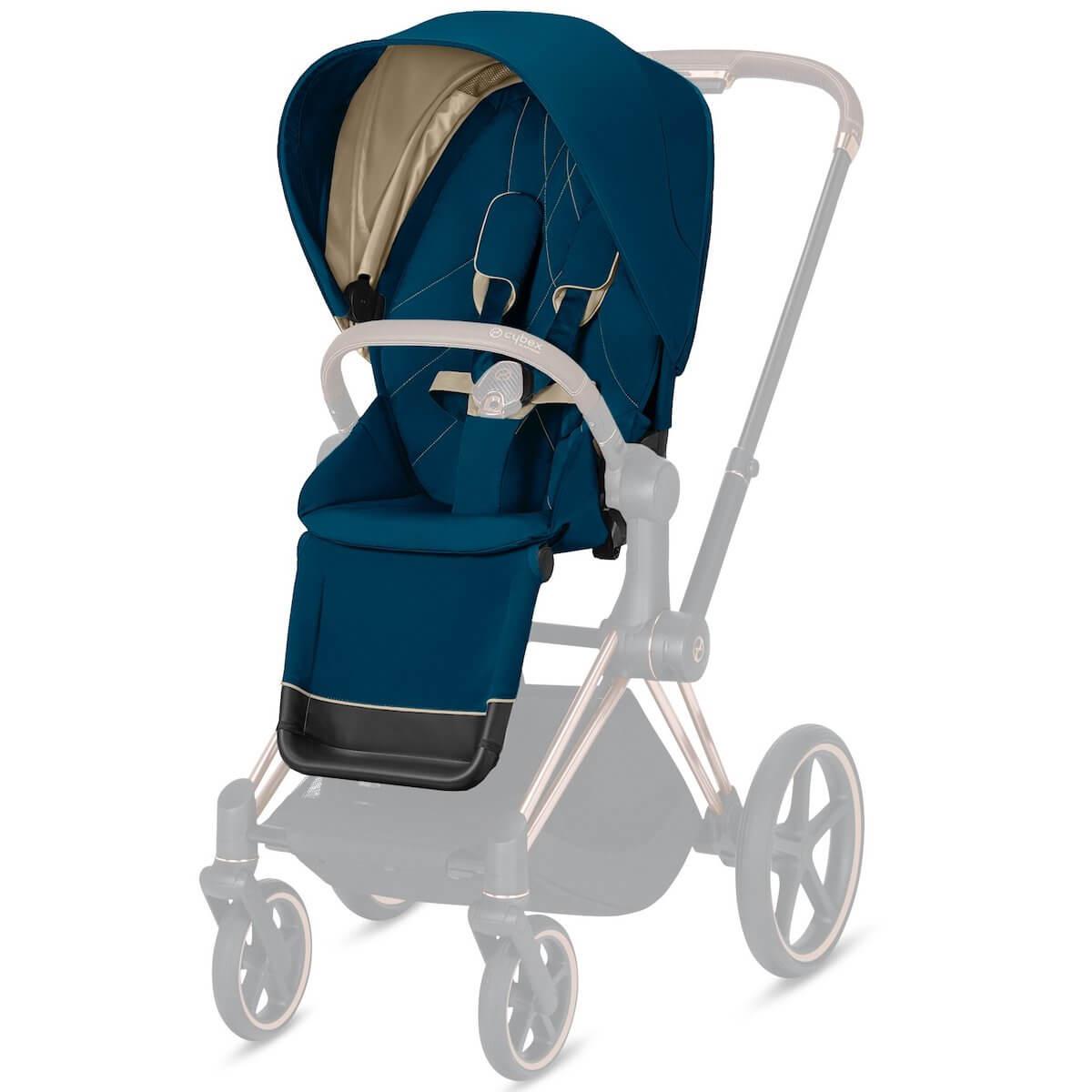 Assise-habillage poussette PRIAM Cybex Mountain blue-turqoise