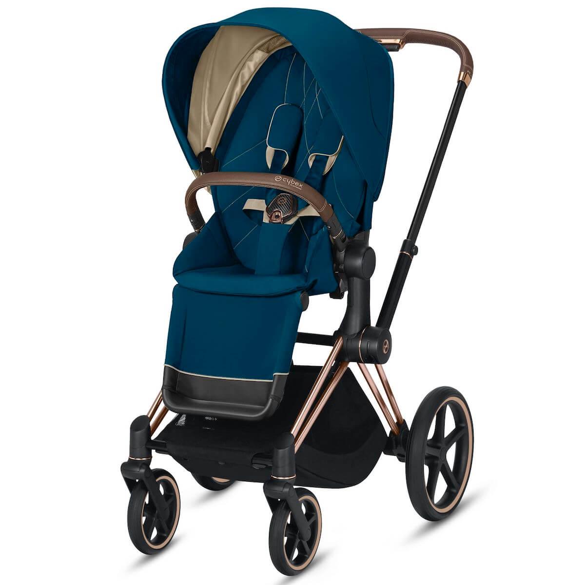 Assise-habillage poussette PRIAM Cybex Mountain blue-turqoise