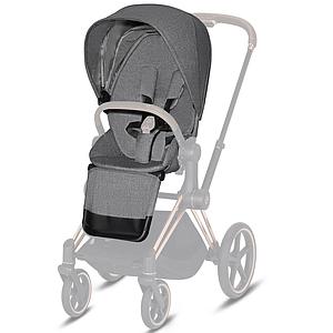 Assise-habillage poussette PRIAM Cybex plus manhattan grey plus-mid grey