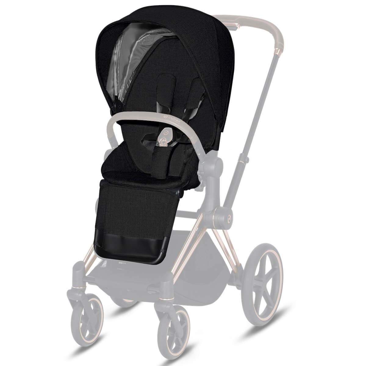 Assise-habillage poussette PRIAM Cybex plus stardust black plus-black