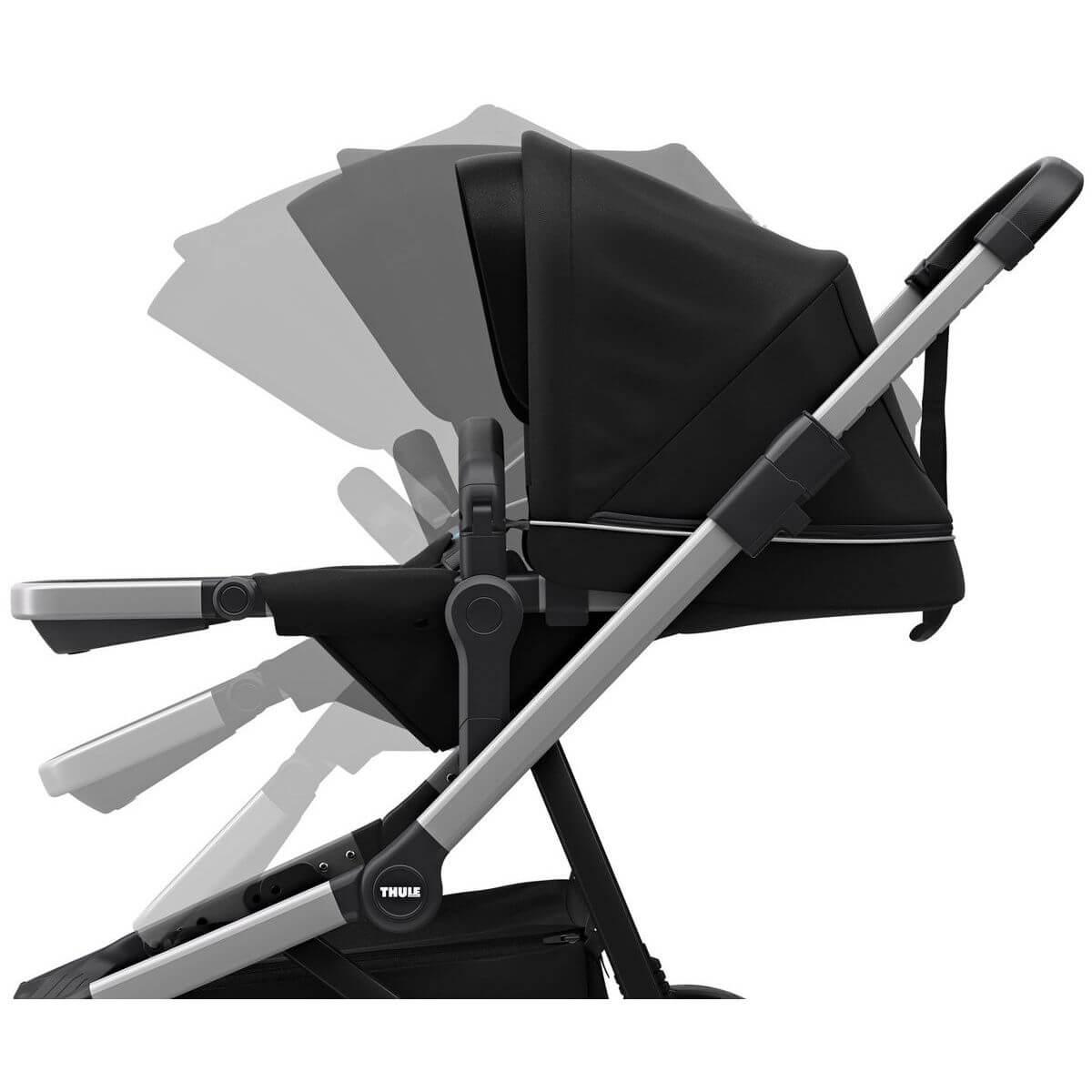Assise-poussette SLEEK Thule midnight black