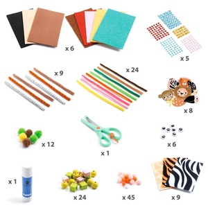 Atelier bricolage Animaux de la jungle BOÎTE À CRÉER Djeco