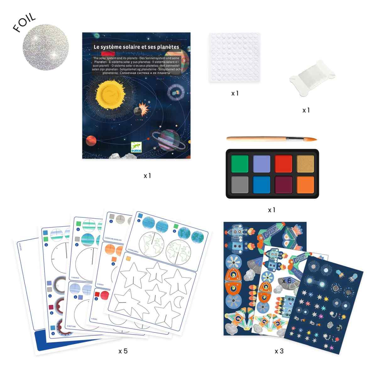 Atelier bricolage système solaire DO IT YOURSELF Djeco