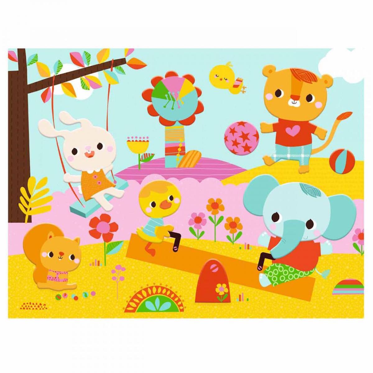 Atelier collage Ma journée Djeco