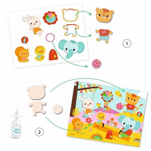 Atelier collage Ma journée Djeco