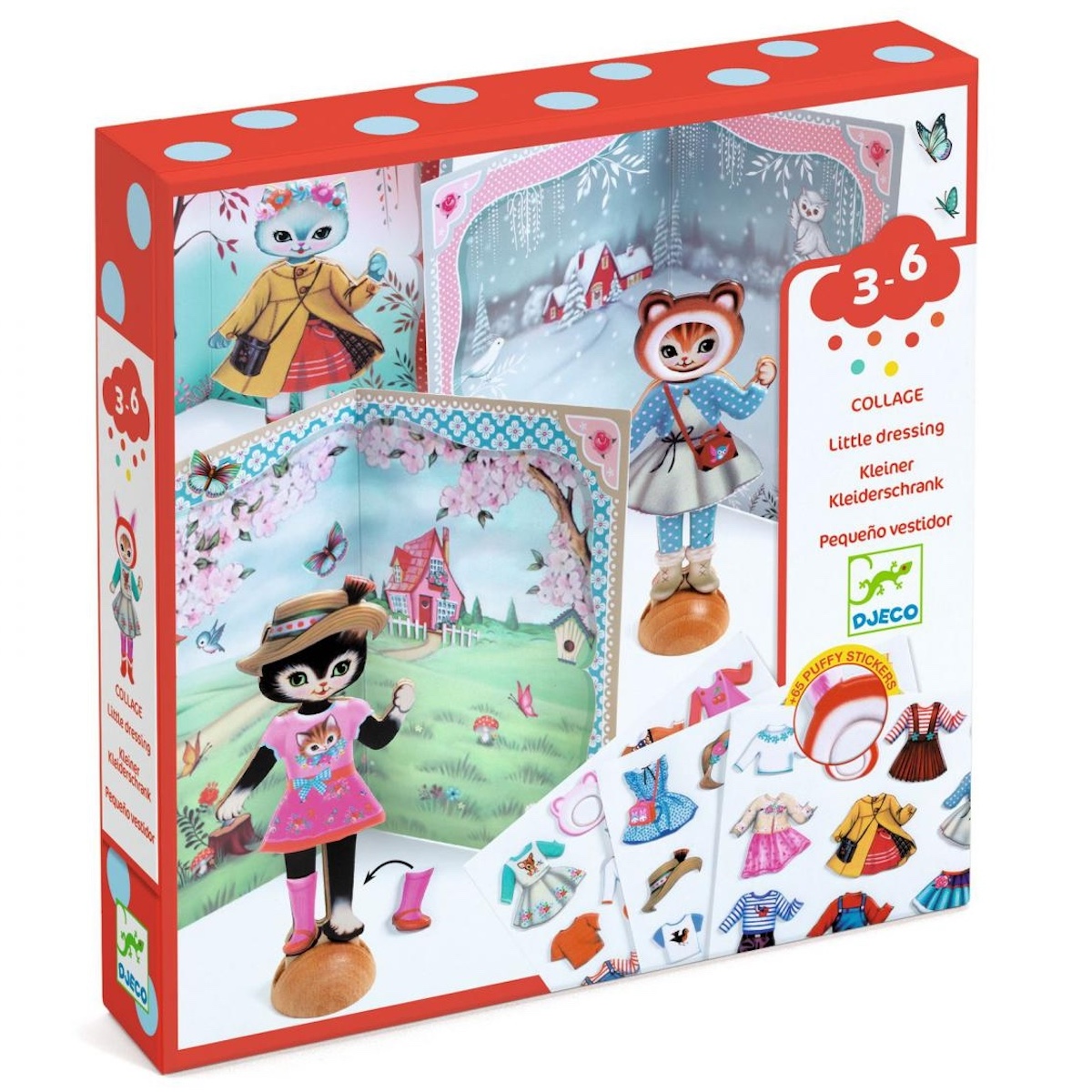 Atelier collages Little dressing Djeco