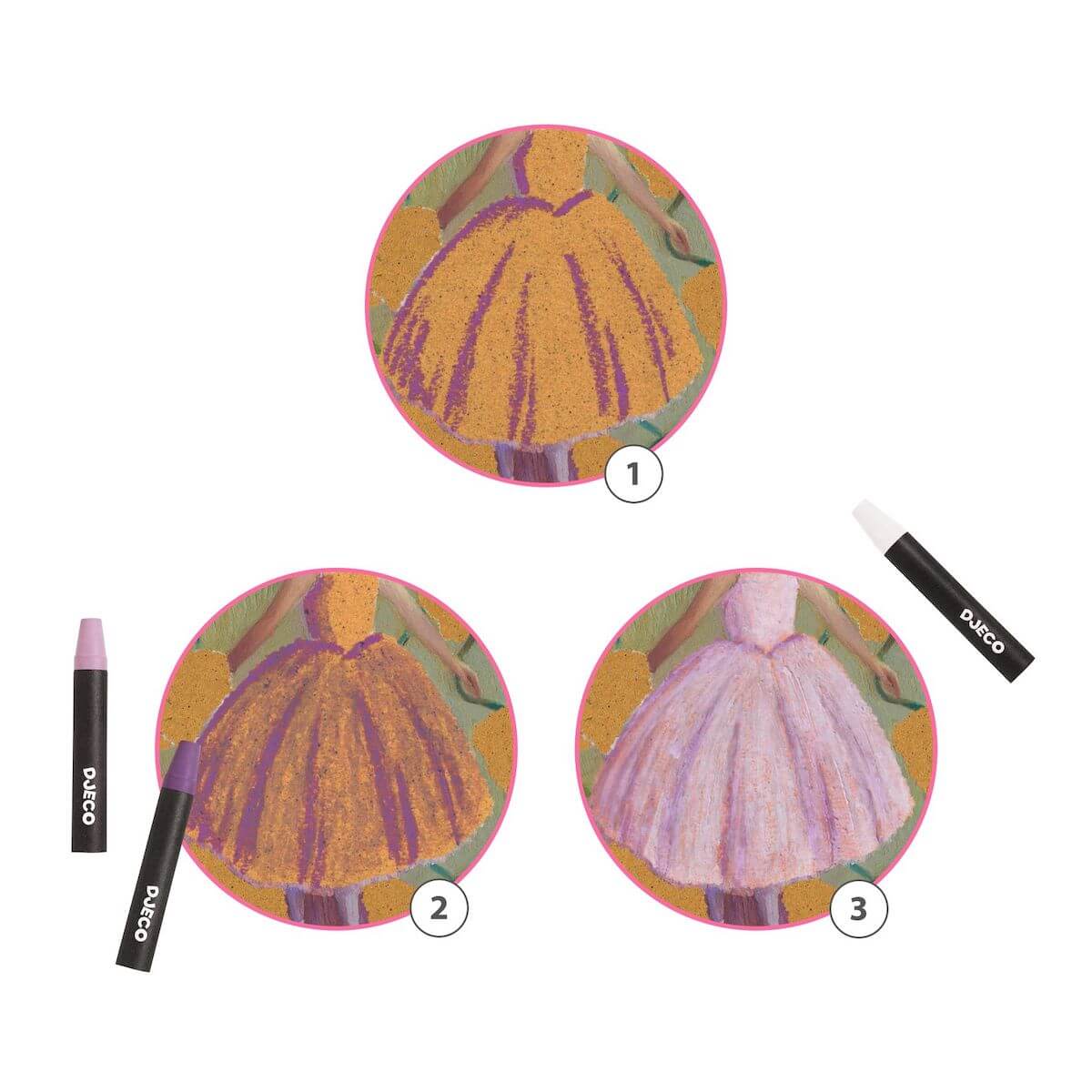 Atelier coloriage Ballerines Djeco