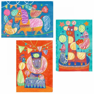 Atelier coloriage Funambule et balles COLOR STOP Djeco