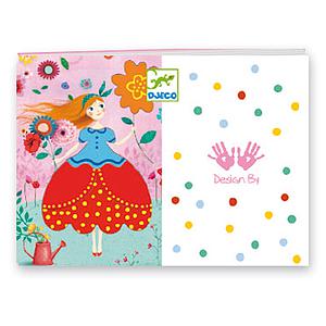 Atelier coloriages LES JOLIES ROBES DE MARIE Djeco