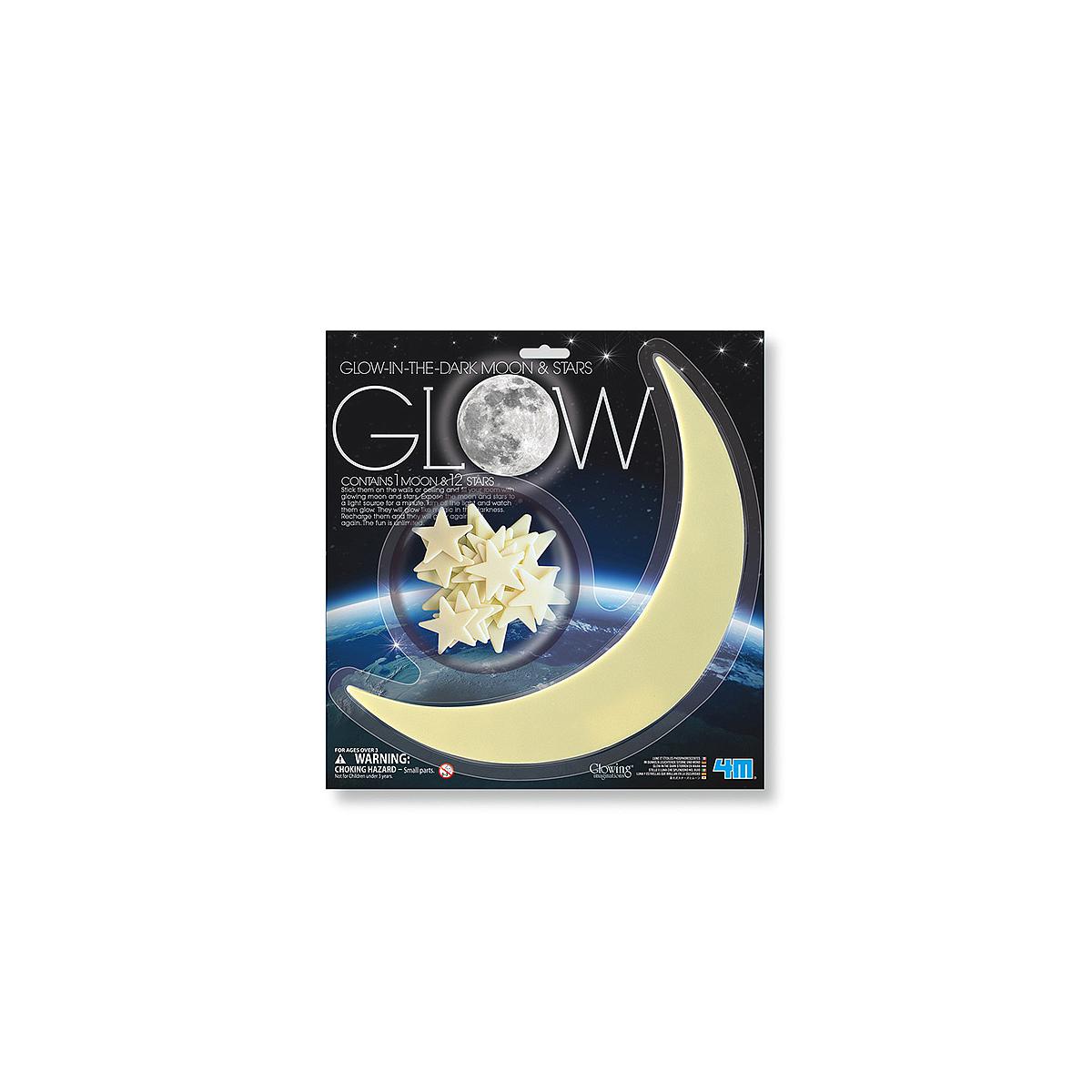 Atelier créatif LUNE ET ETOILES PHOSPHORESCENTES 4M