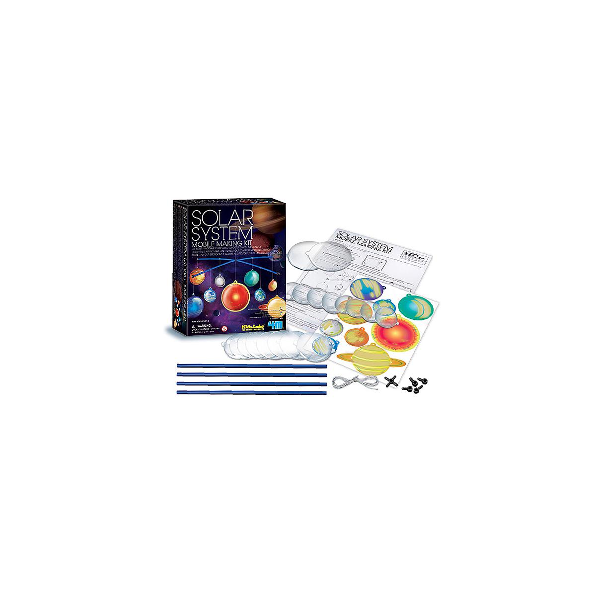 Atelier créatif MOBILE SYSTEME SOLAIRE  PHOSPHORESCENT 4M