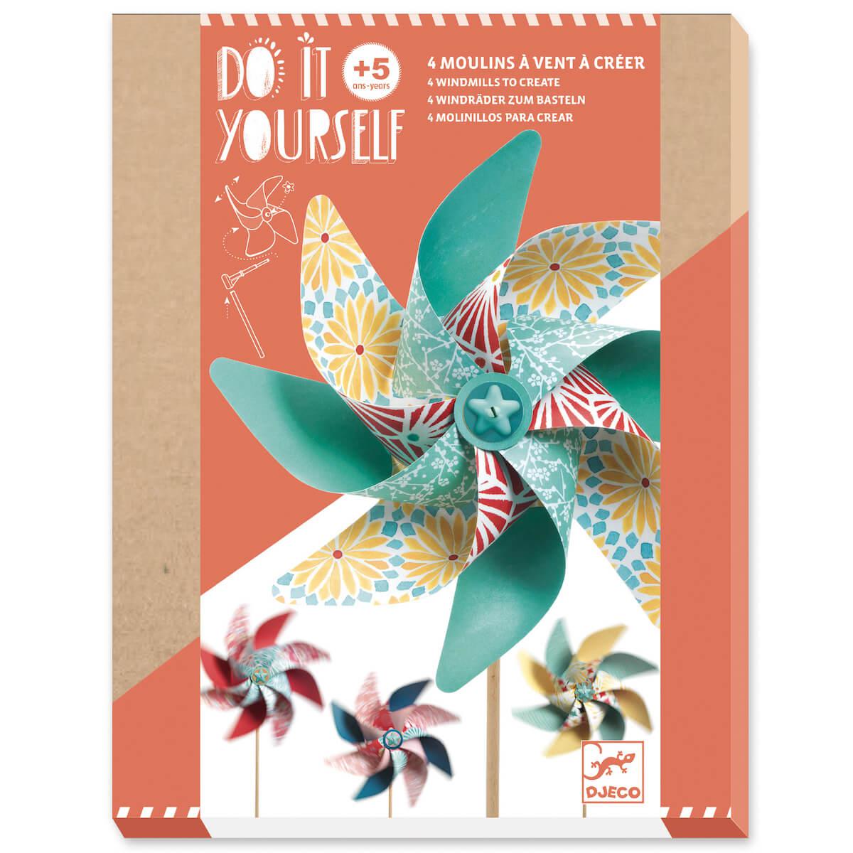 Atelier créatif-moulins à vent SWEET Djeco