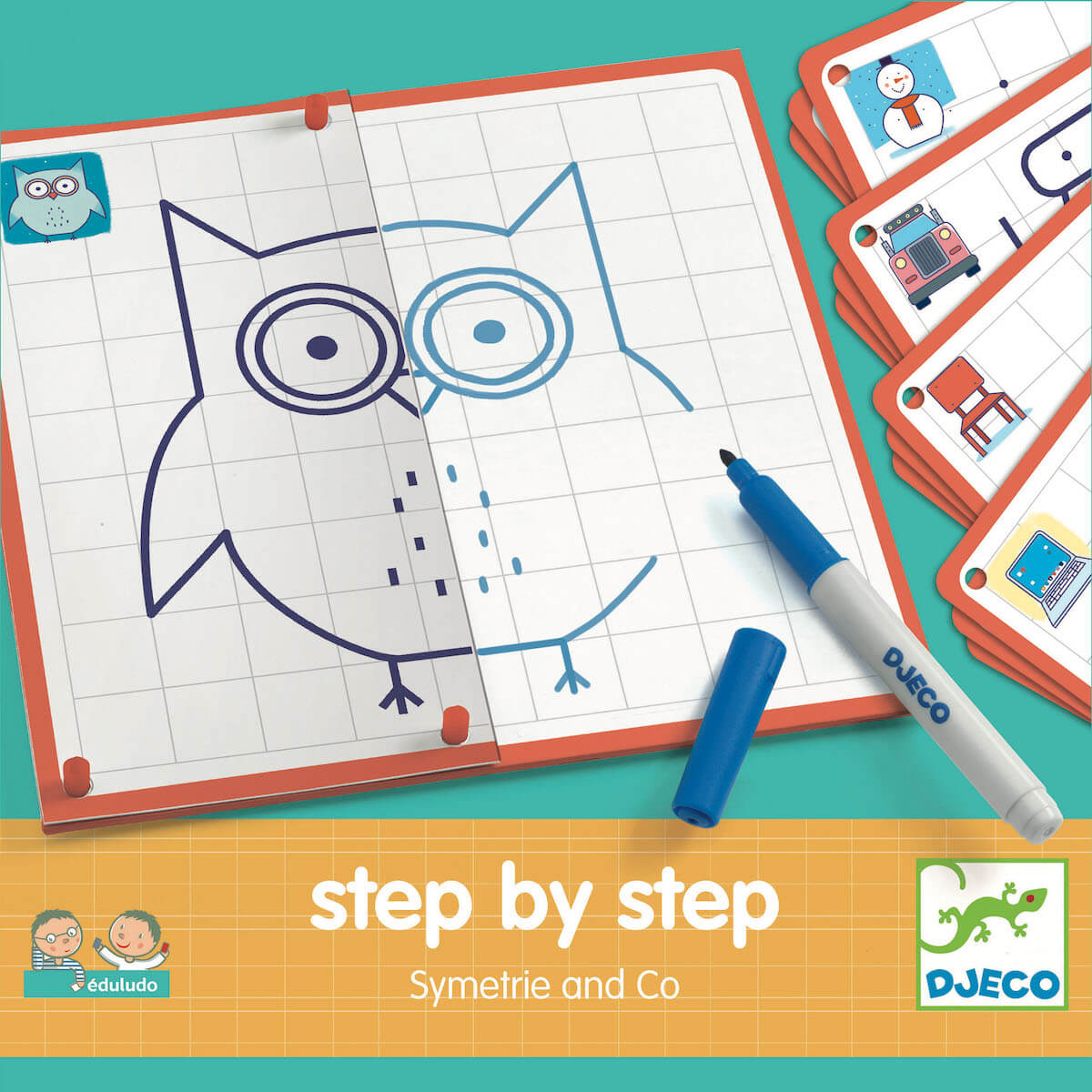 Atelier dessin Step by step Symetrie and Co Djeco
