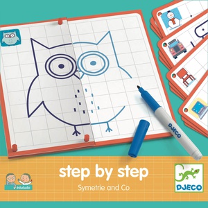 Atelier dessin Step by step Symetrie and Co Djeco