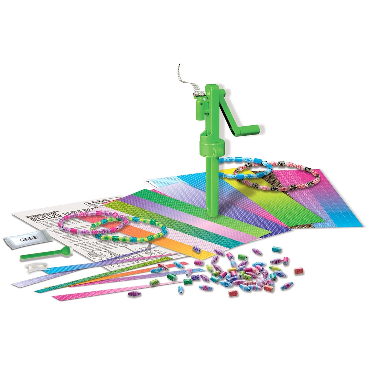 Atelier GREEN CREATIVITY RECYCLED PAPER BEADS 4M