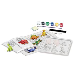 Atelier KIT DE MOULAGE 4M DINOSAURE FLUORESCENT