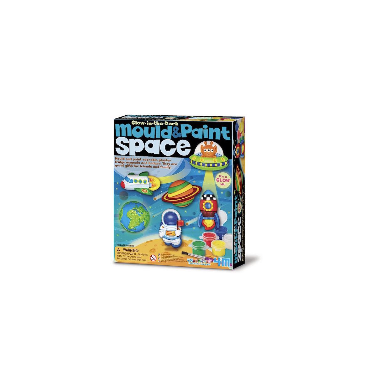 Atelier KIT DE MOULAGE 4M FIGURINES DE L'ESPACE PHOSPHORESCENT 