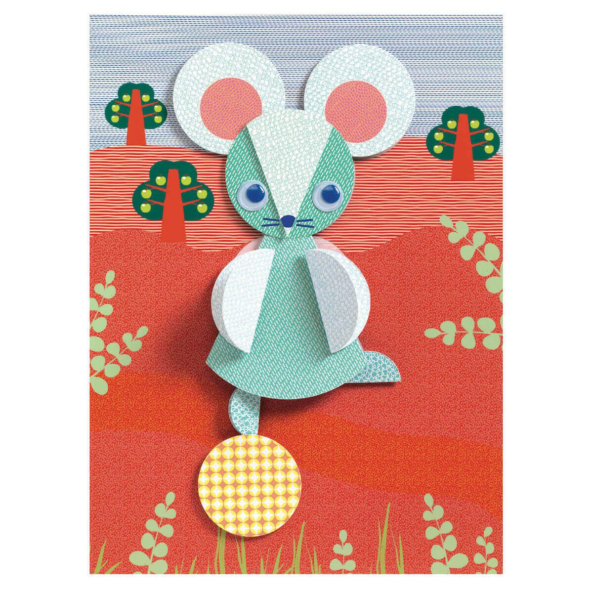 Atelier papier Ronds et ronds LES PETITS CADEAUX Djeco