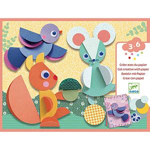 Atelier papier Ronds et ronds LES PETITS CADEAUX Djeco