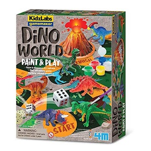 Atelier peinture-jeu Kl GAMEMAKER DINO WORLD 4M