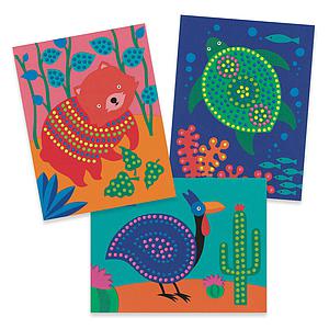 Atelier peinture Pointillisme LES PETITS Djeco