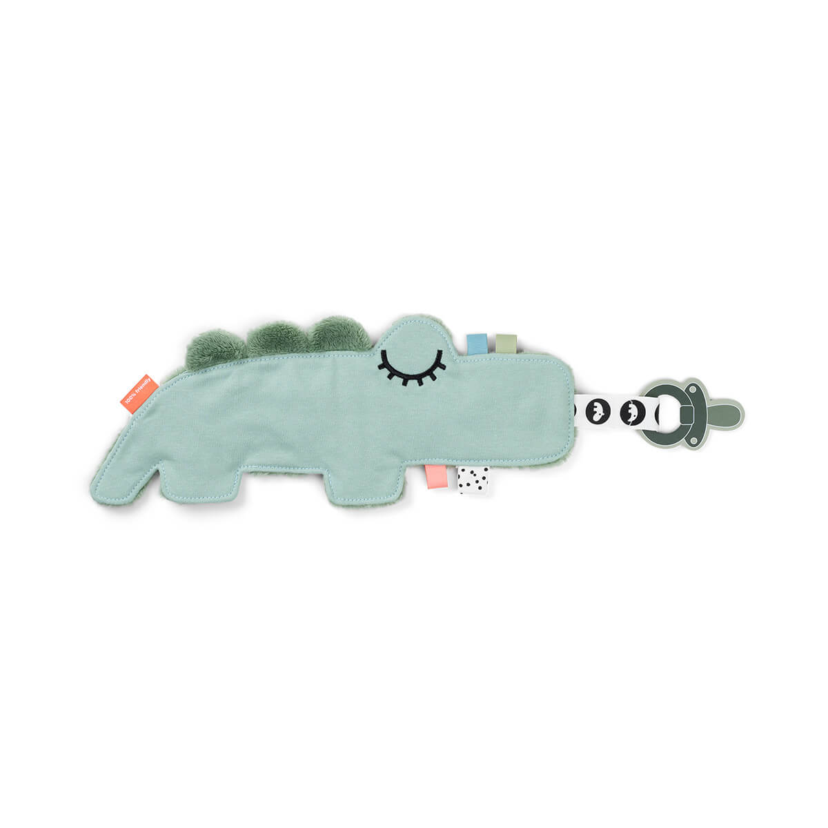 Attache tétine COZY FRIEND CROCO Done by Deer Green