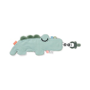 Attache tétine COZY FRIEND CROCO Done by Deer Green