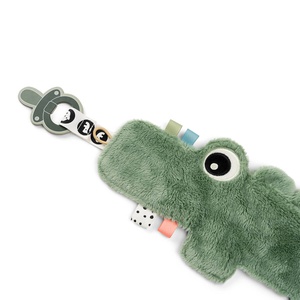 Attache tétine COZY FRIEND CROCO Done by Deer Green