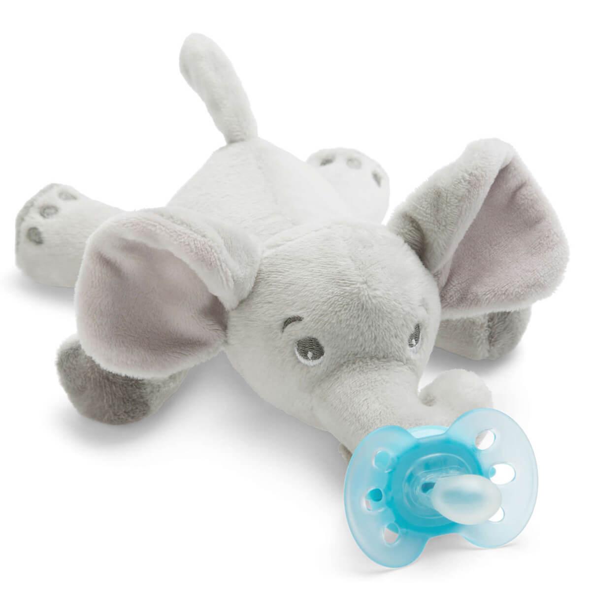 Attache tétine-doudou SNUGGLE Avent Eléphant