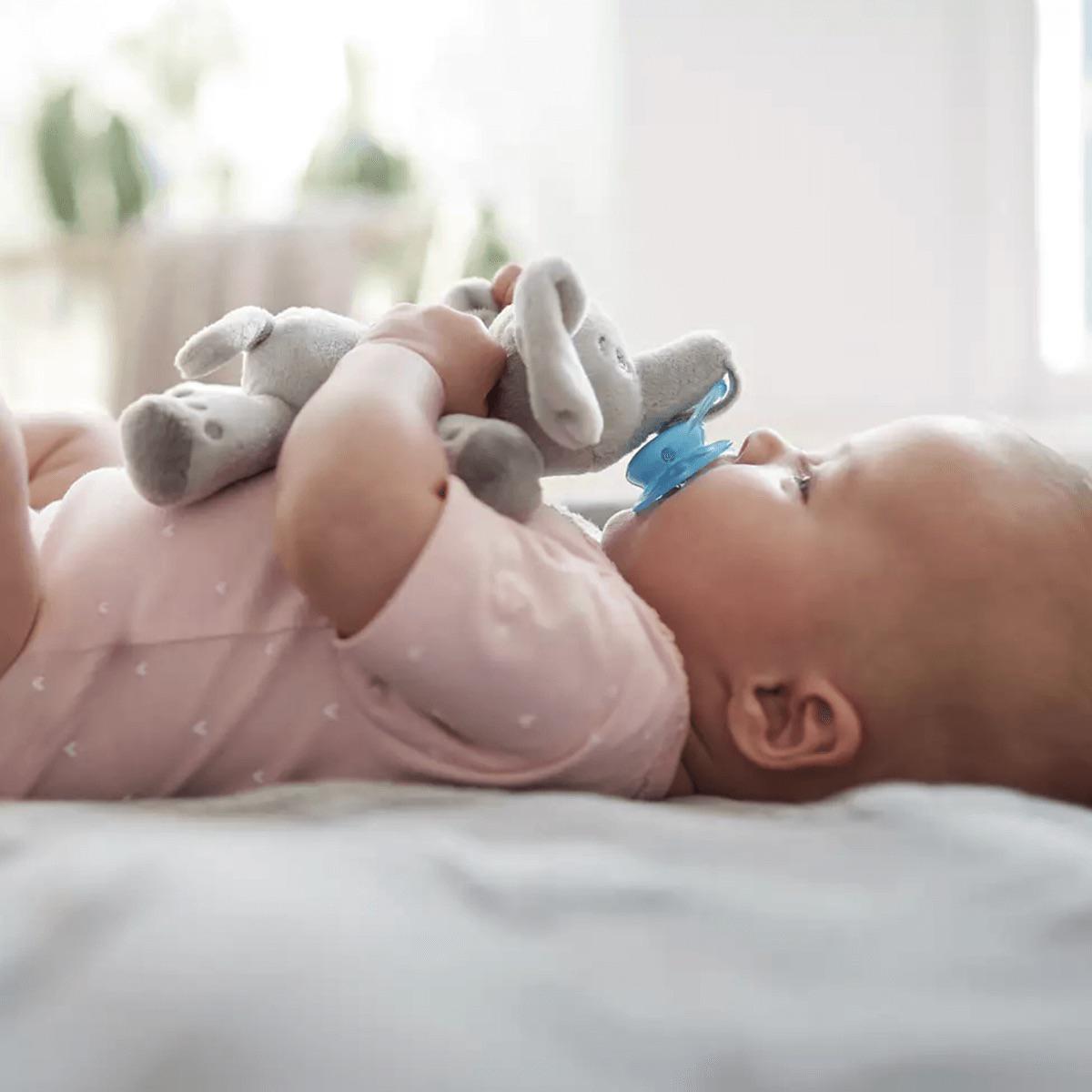 Attache tétine-doudou SNUGGLE Avent Eléphant