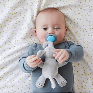 Attache tétine-doudou SNUGGLE Avent Eléphant