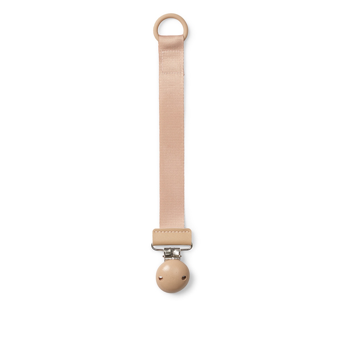 Attache tétine Elodie Bois Shell Blushing Pink