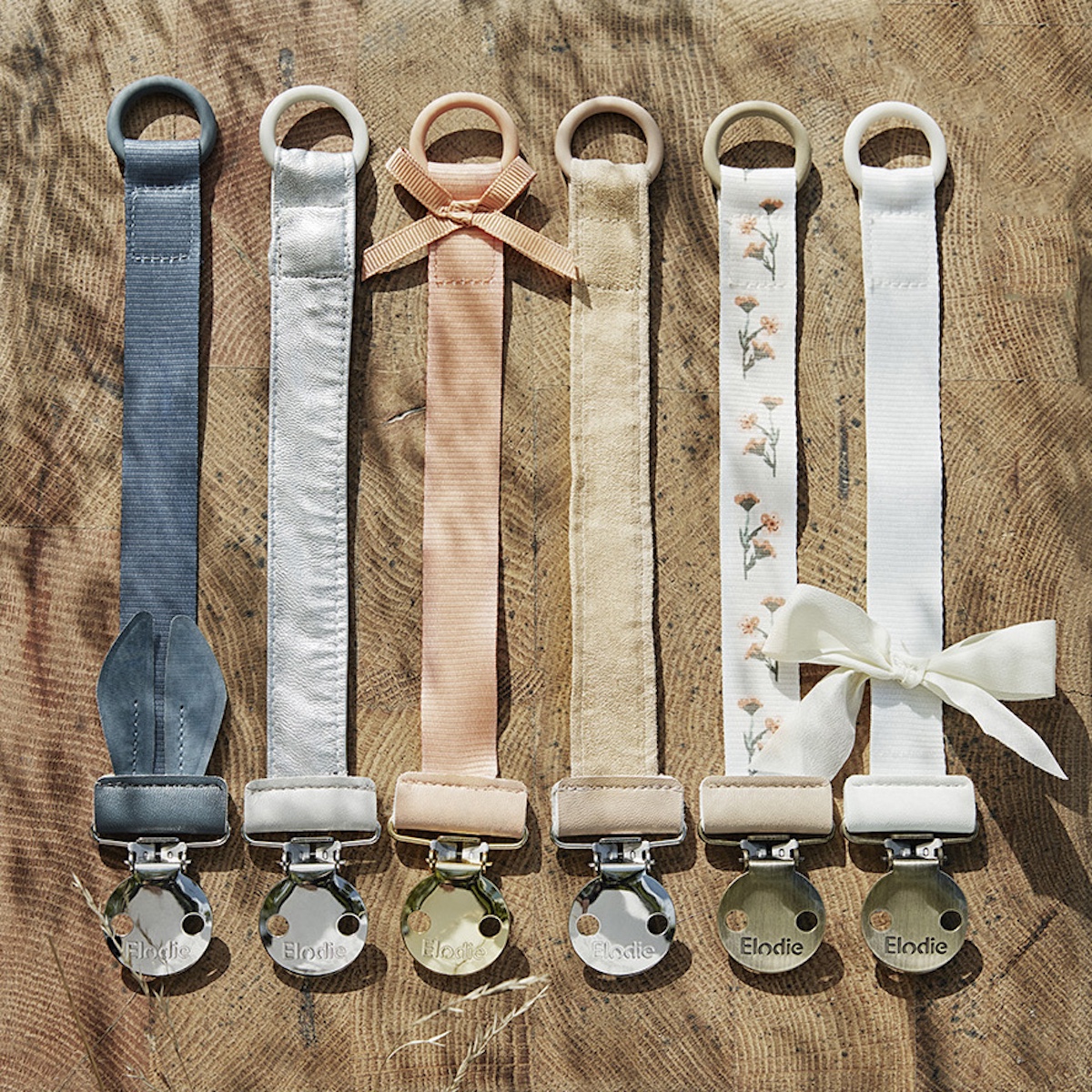 Attache tétine Elodie Vanilla White