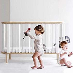 BABY by Flexa Matelas Lit bébé 70X140 cm Ovale