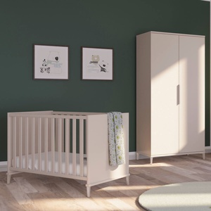 Baby cot 60x120cm SISTER LOU Yuny by Paidi Cashmere beige
