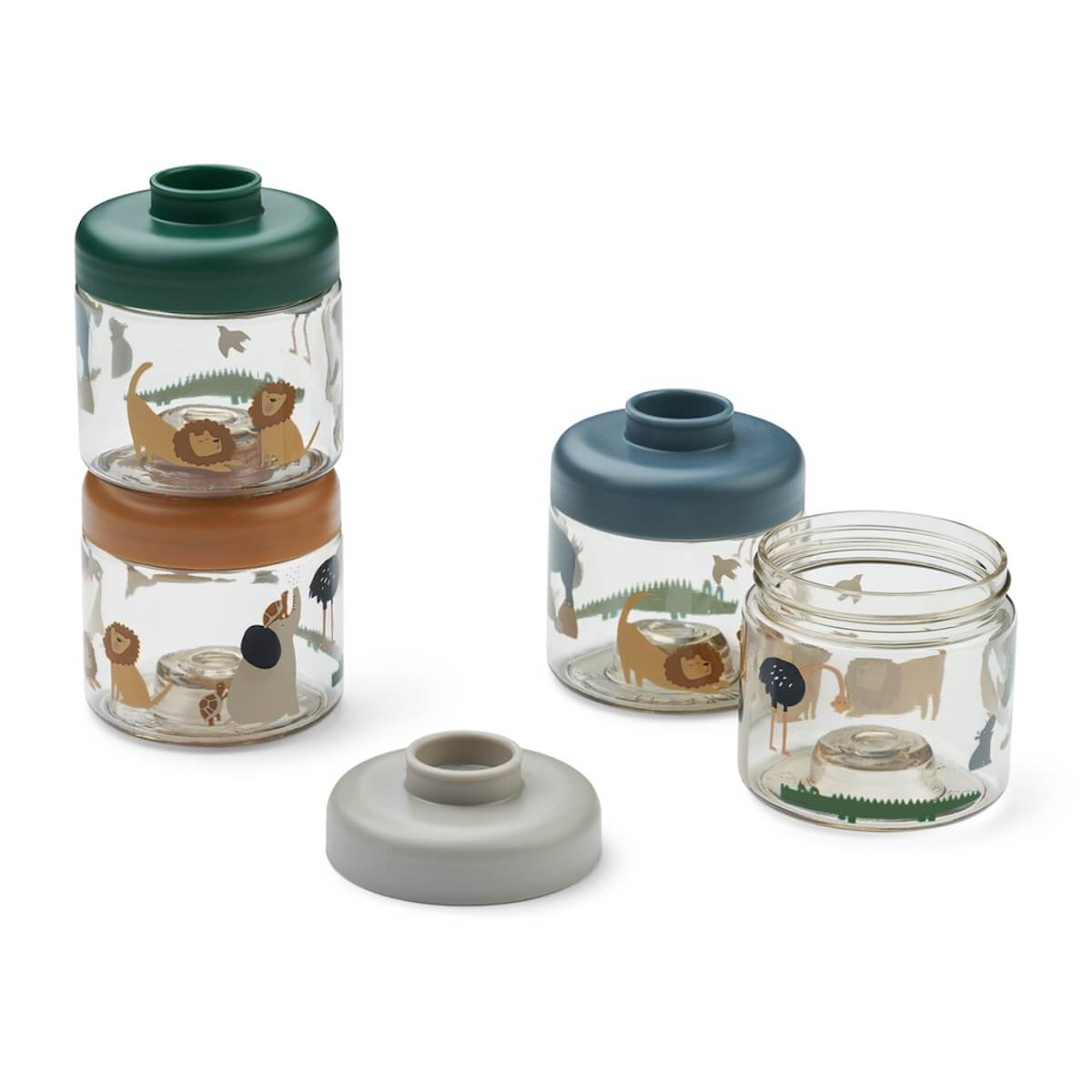 Baby Food Boxes 4 pack DOMINIQUE Liewood all together sandy 