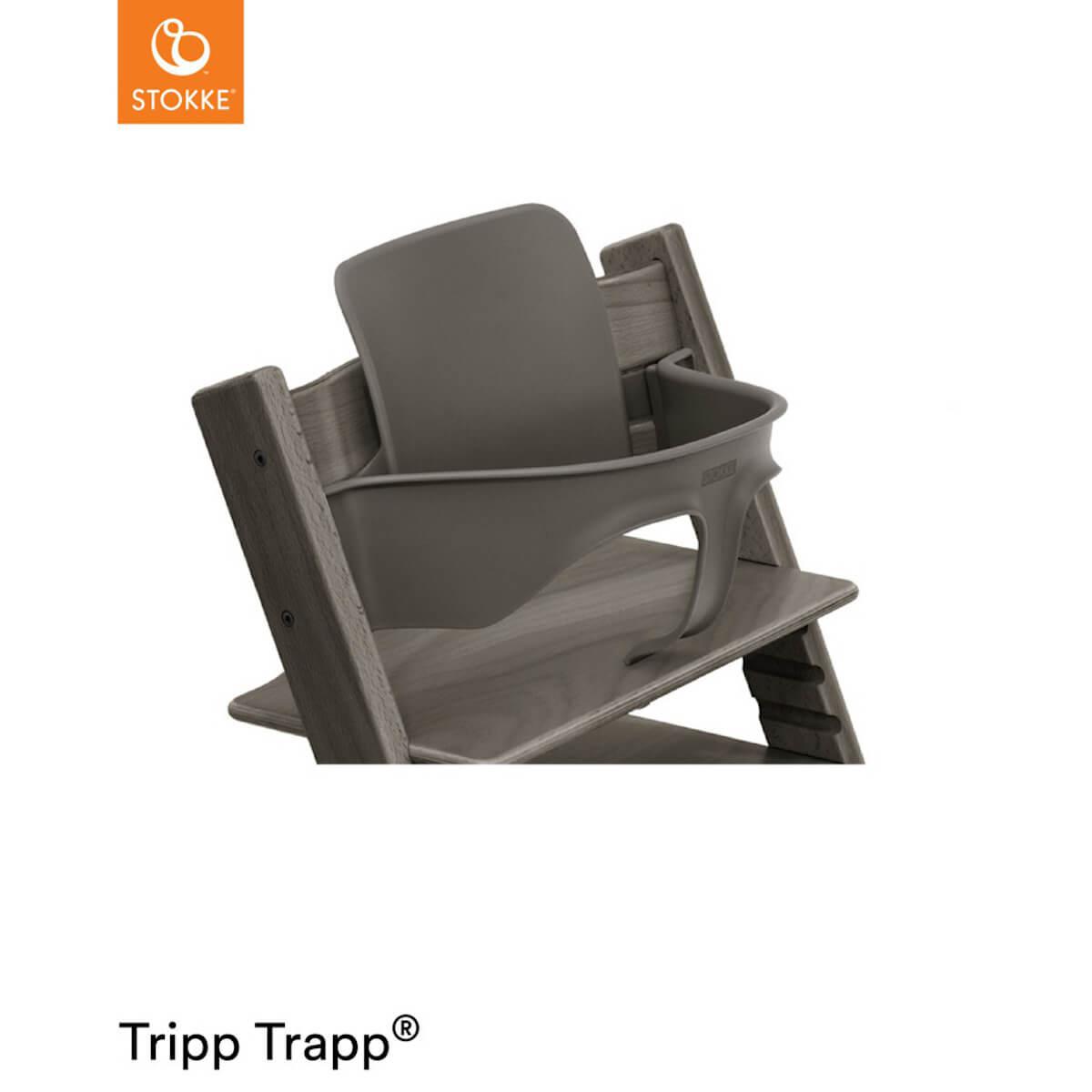 Baby set chaise haute TRIPP TRAPP Stokke gris brume