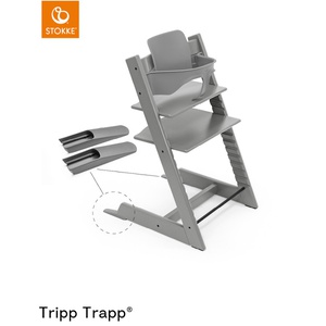Baby set chaise haute TRIPP TRAPP Stokke storm grey