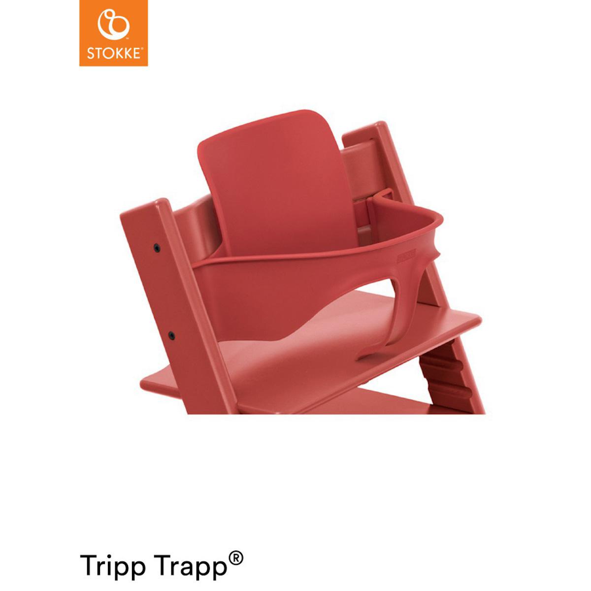 Baby set chaise haute TRIPP TRAPP Stokke Warm Red