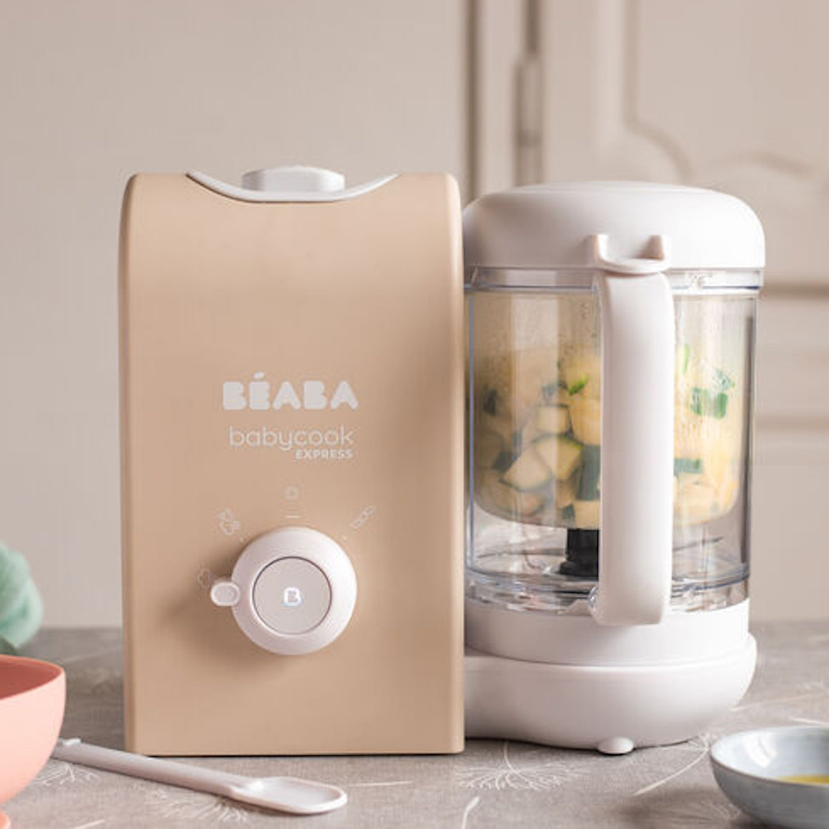 Babycook Express Beaba blanco roto