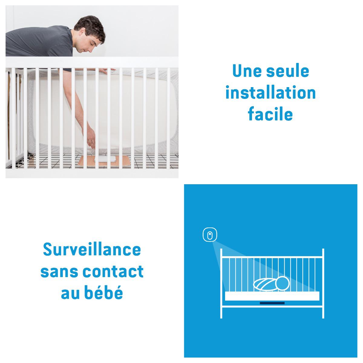 Babyphone Ac327 Son Mouvement Avec Camera Angel Care Abitare Kids